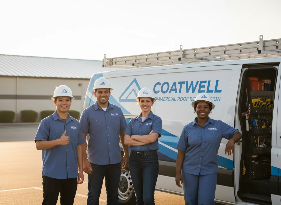 Commercial roof coating company in Townsville, NC